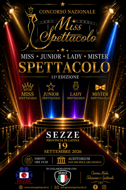 LOCANDINA 2026 - Miss Spettacolo 